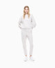 Armani EA7 Tuta Girocollo in Jersey di Cotone con Borchie Grigio