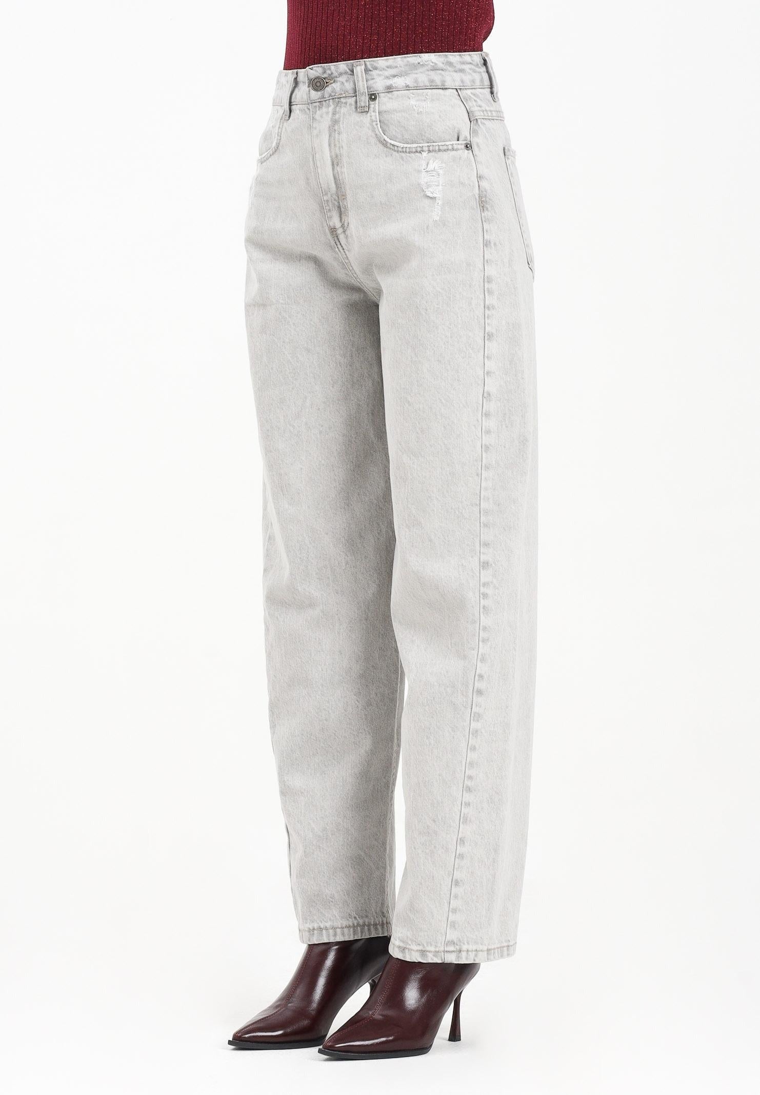 VICOLO Jeans Phoebe Vintage in Denim Grigio