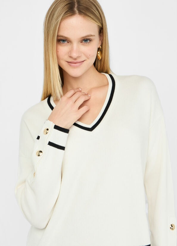 Liu Jo Maglia  in misto seta Bianco