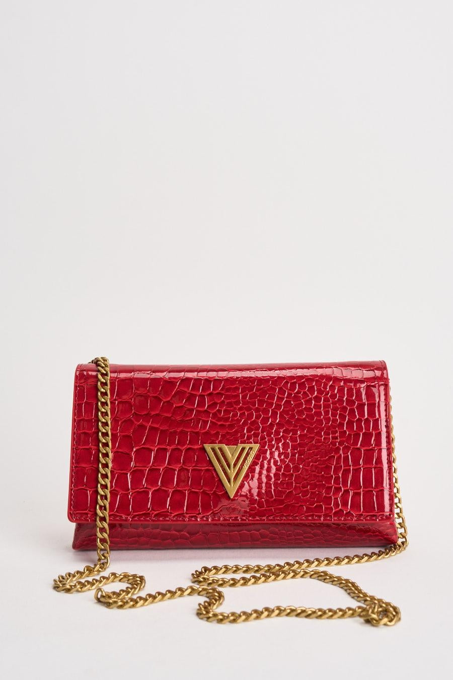 Vicolo Borsa Modello Shibuya  Stampa Effetto Coccodrillo