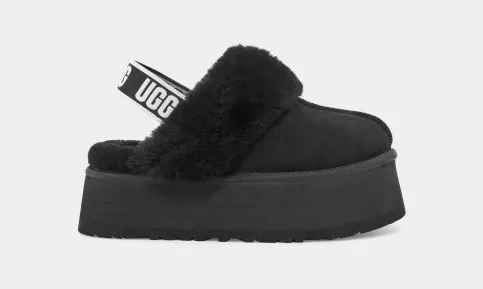 Ugg Ciabatta Funkette in Camoscio Nero