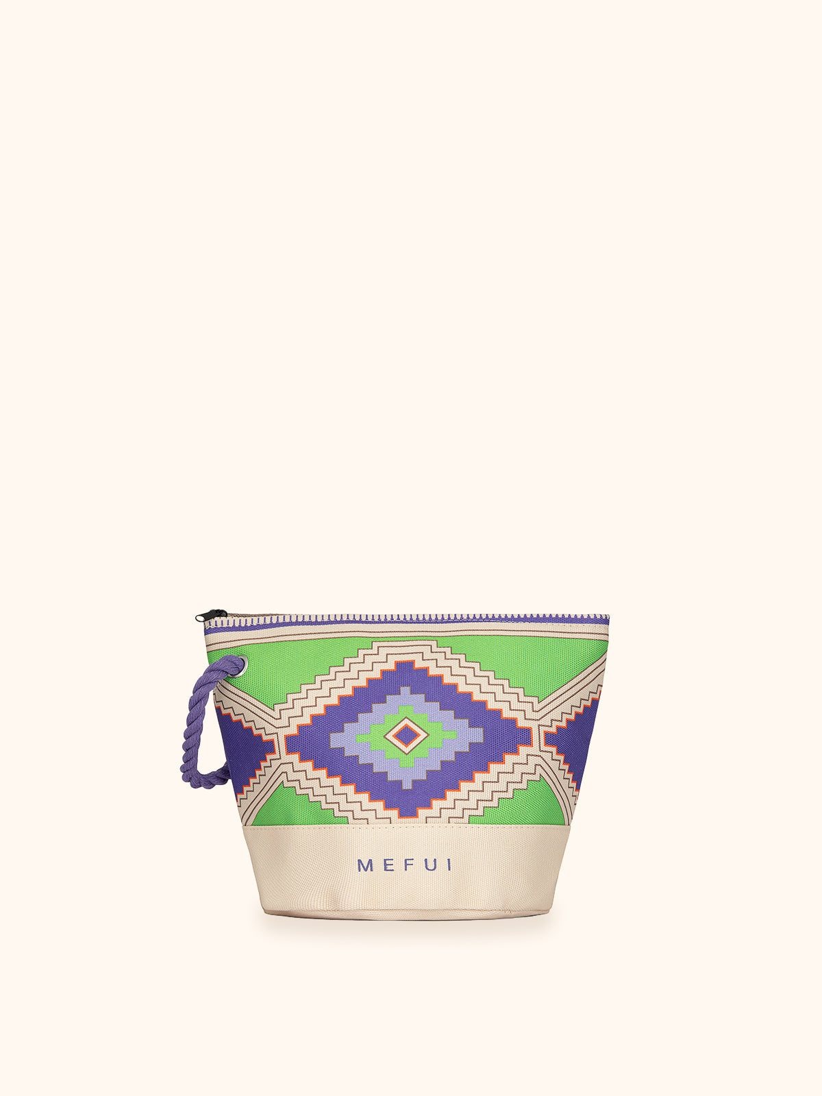 Me fui Pochette con Cerniera Viola Verde