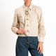 Haveone Camicia con Cravatta Dettaglio Spille
Beige