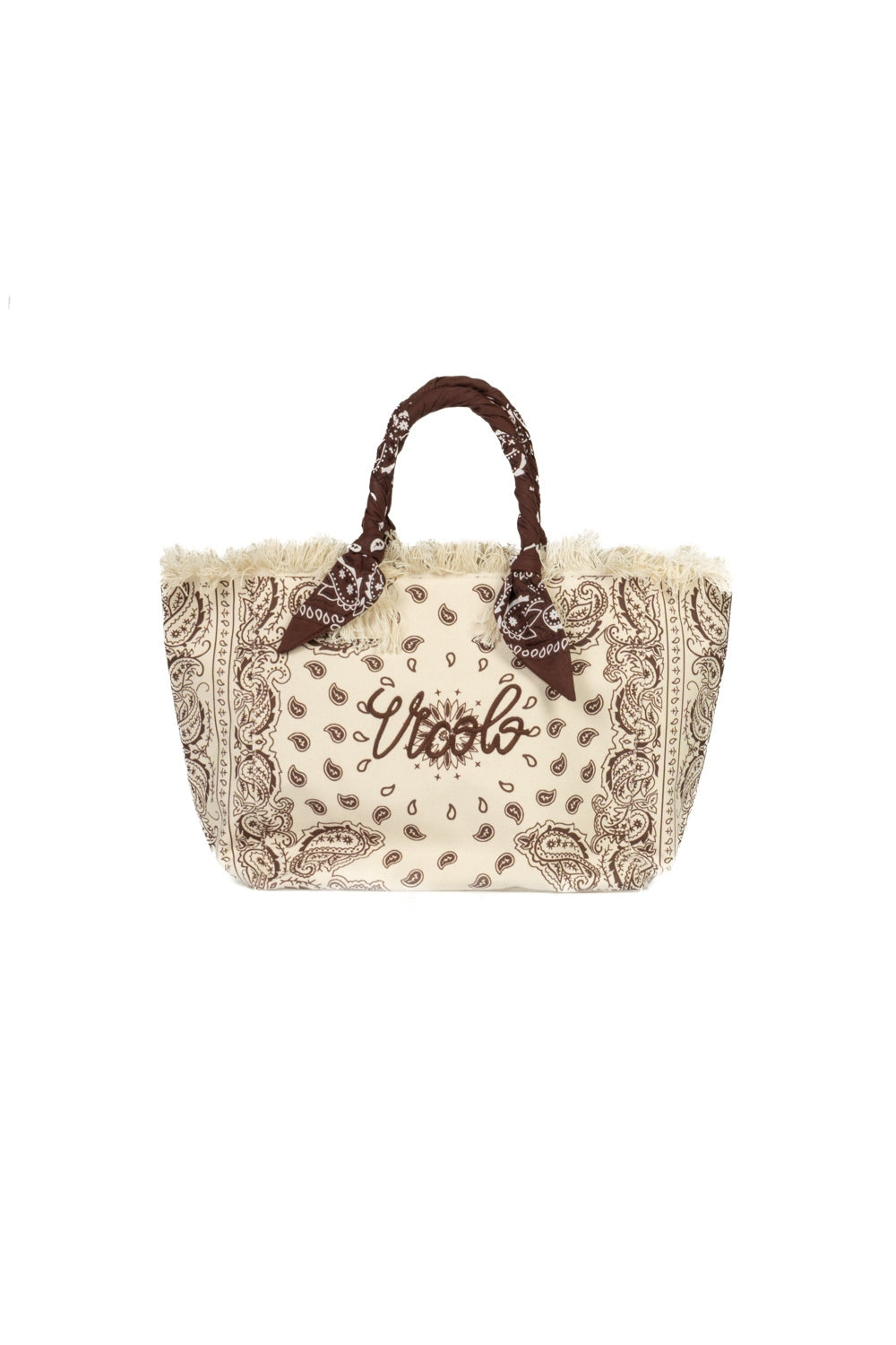 Vicolo Borsa Grande in Canvas Fantasia Bandana
Beige Marrone