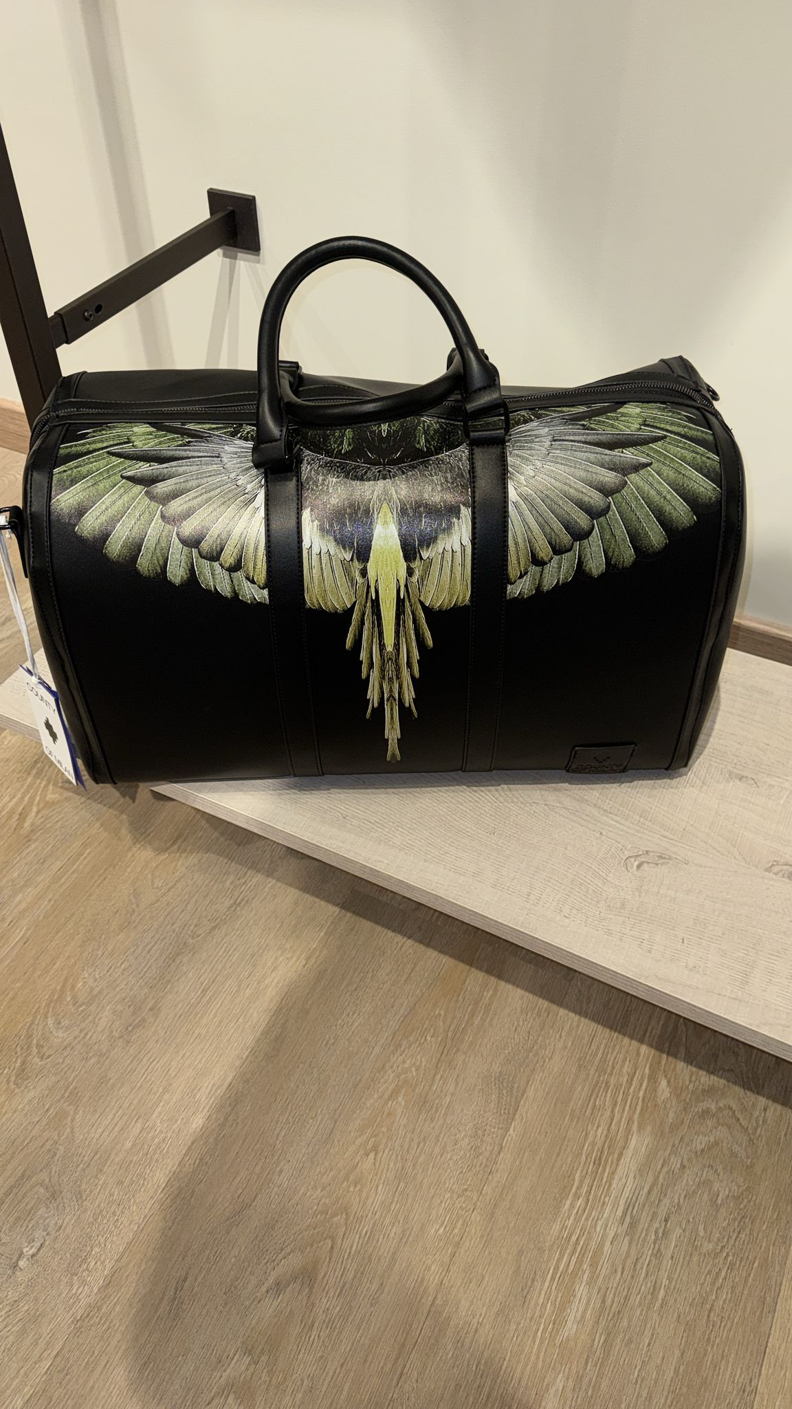 Marcelo Burlon Borsone da Viaggio County of Milan con Stampa "Wings"