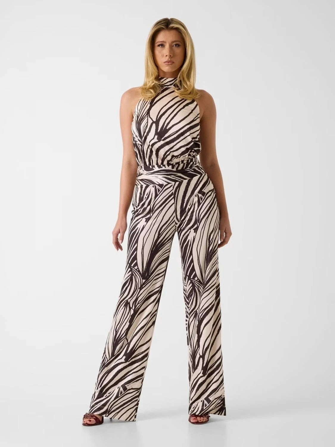 Guess Tuta con Schiena Scoperta Beige