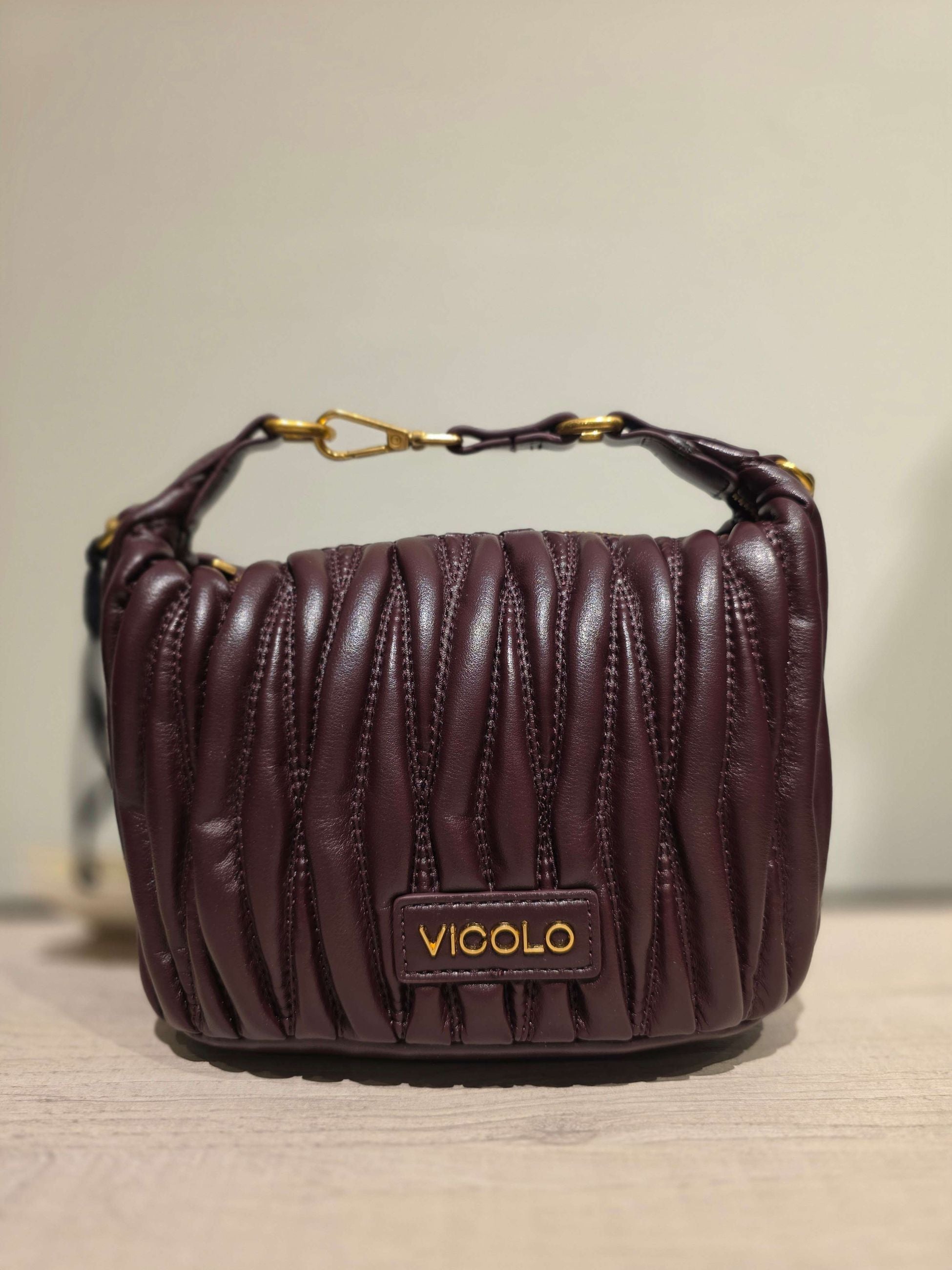 Vicolo Borsa Croissant Matelassé Small