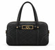 Armani Exchange Borsa Bauletto con Doppi Manici e Logo in Metallo