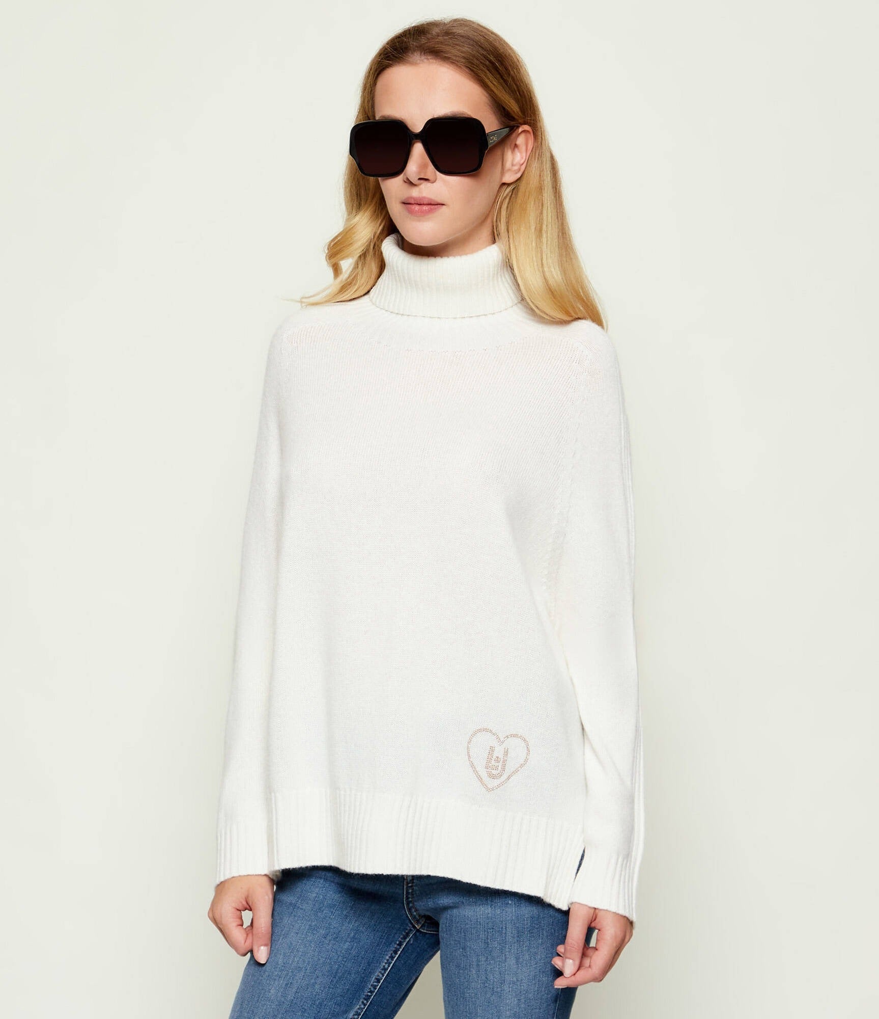 Liu Jo Maglia Dolcevita in Lana e Cashmere