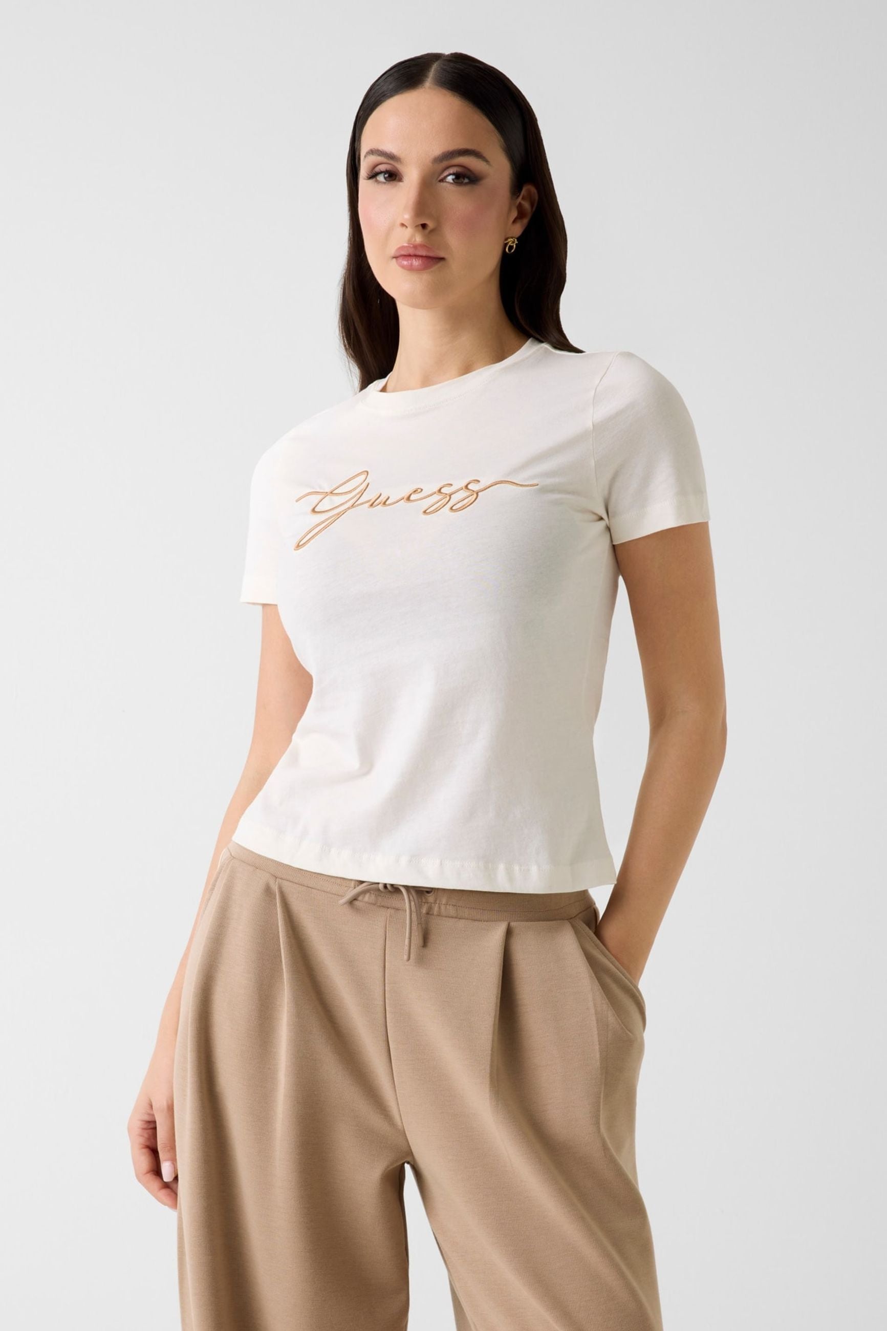 Guess T-shirt con Logo  Ricamato