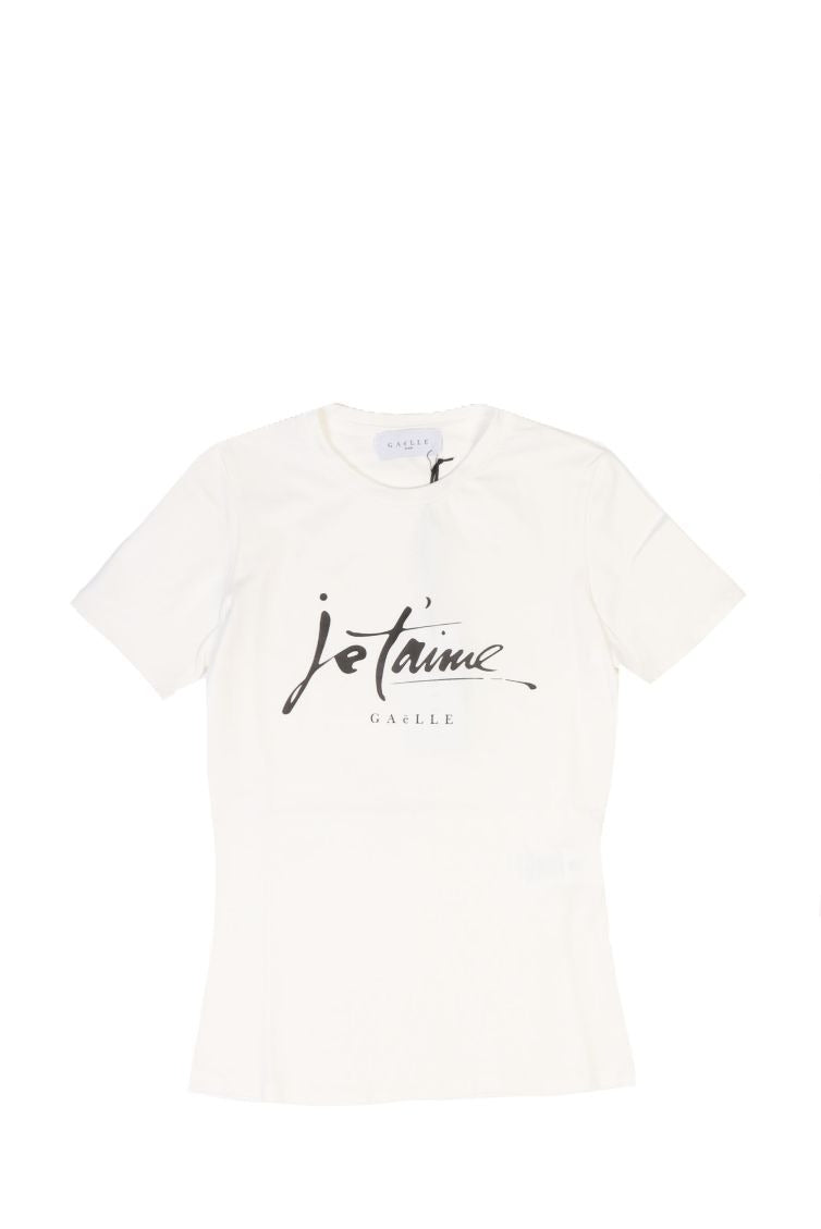Gaelle Paris T-shirt con Scritta del Logo