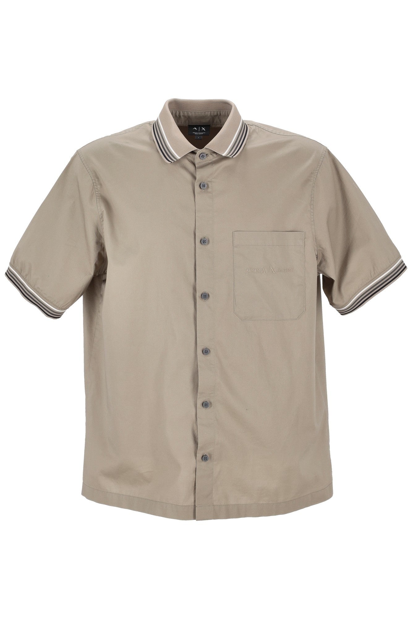 Armani Exchange Camicia di Cotone Beige