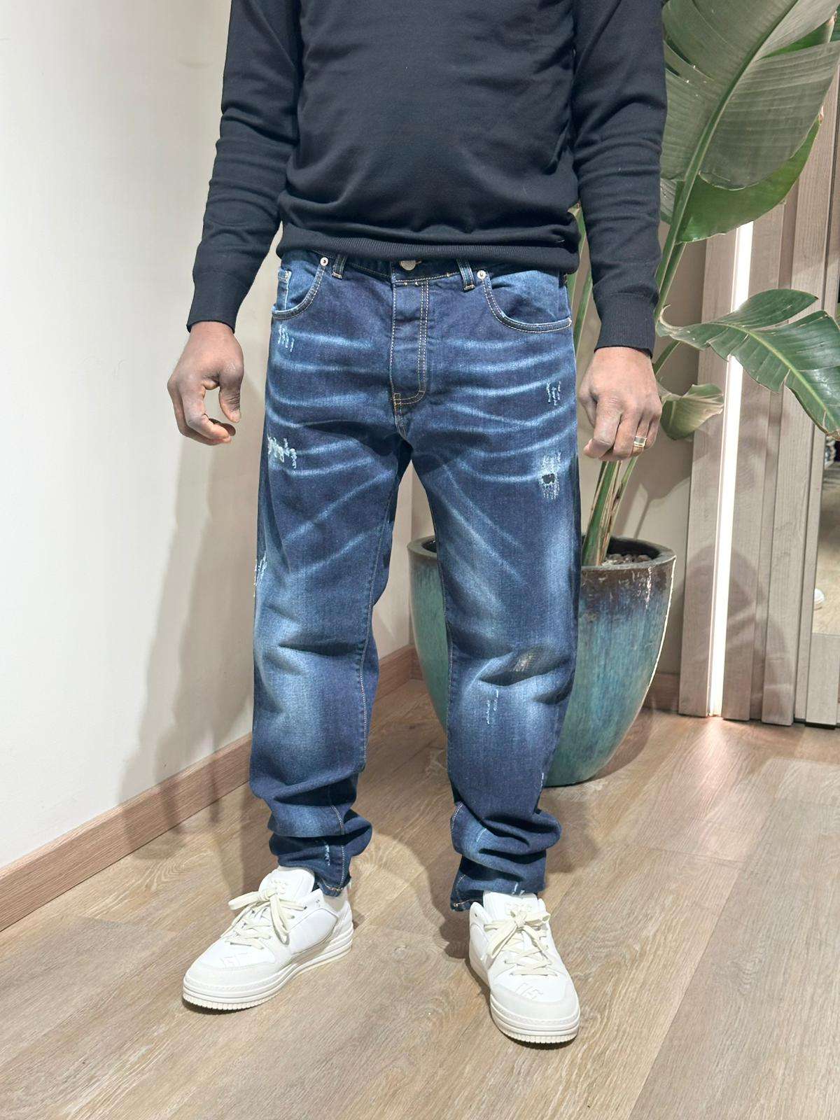 Jahvè Jeans Cinque Tasche Blù