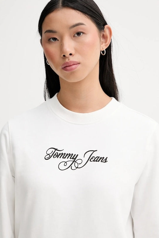 Tommy Jeans Felpa in Cotone