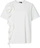 Pieces T-shirt in Tinta Unita Bianco