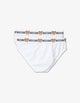 Moschino Slip Bi-pack con elastico Orsetto Bianco