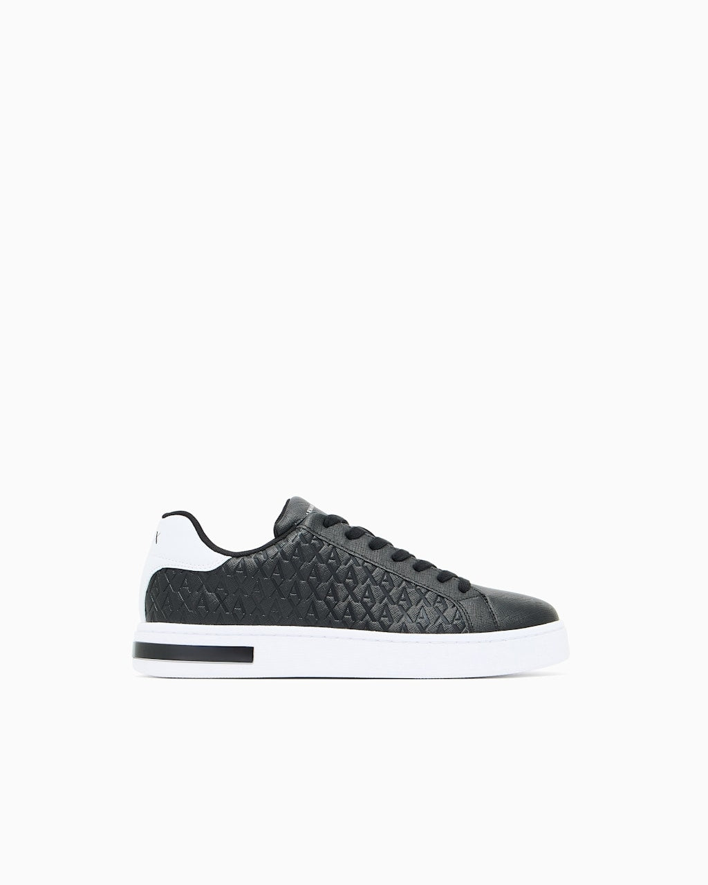 Armani Exchange Sneakers London Effetto Saffiano con Suola in Gomma