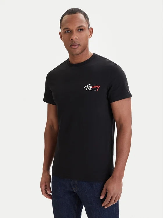 Tommy Jeans Slim Fit in Jersey con Logo