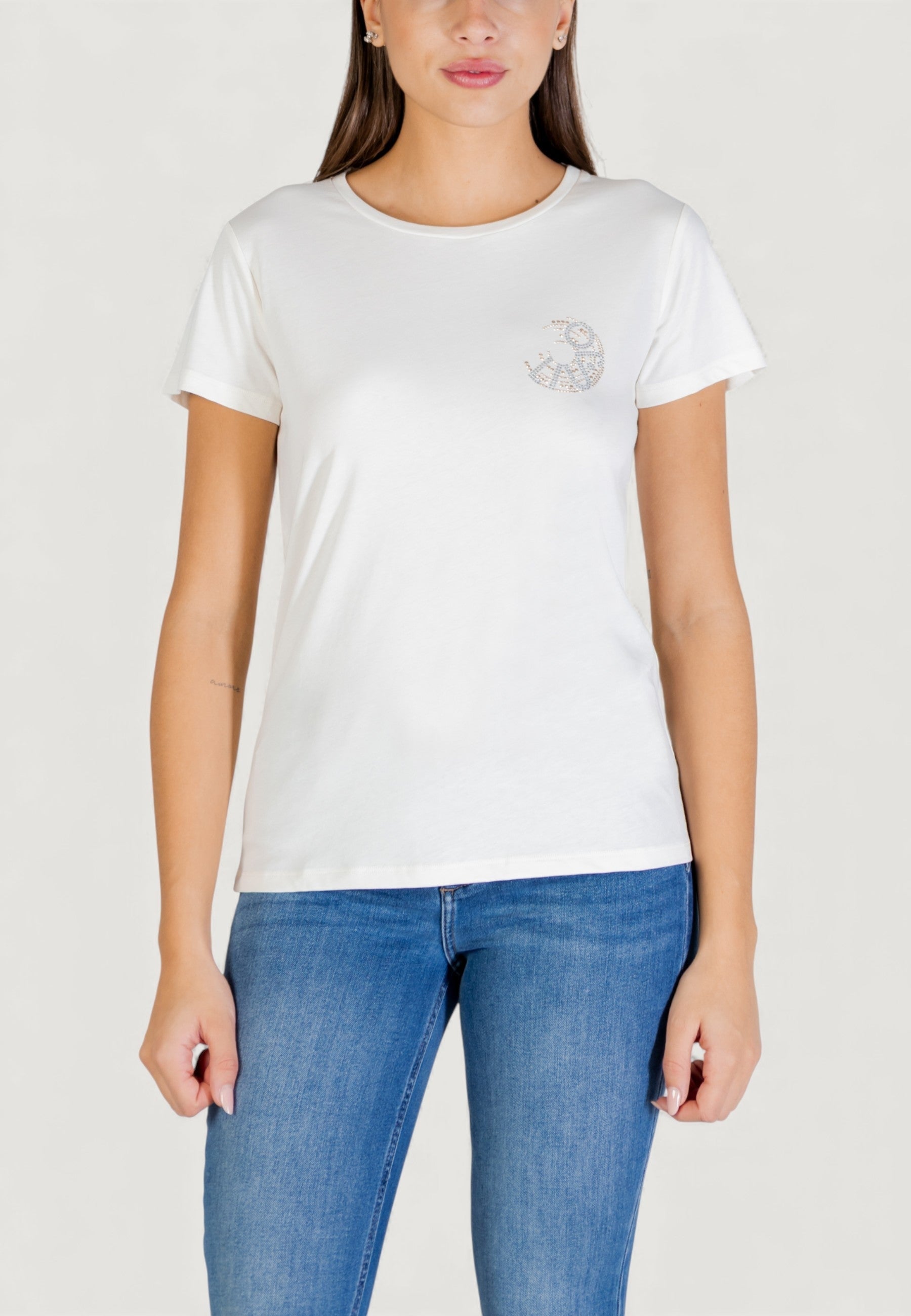 Liu Jo T-shirt in Cotone con Strass