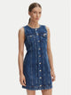 Calvin Klein Jeans Abito Corto in Jeans Blù