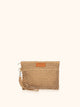 Me fui Mini Pochette in Rafia Beige