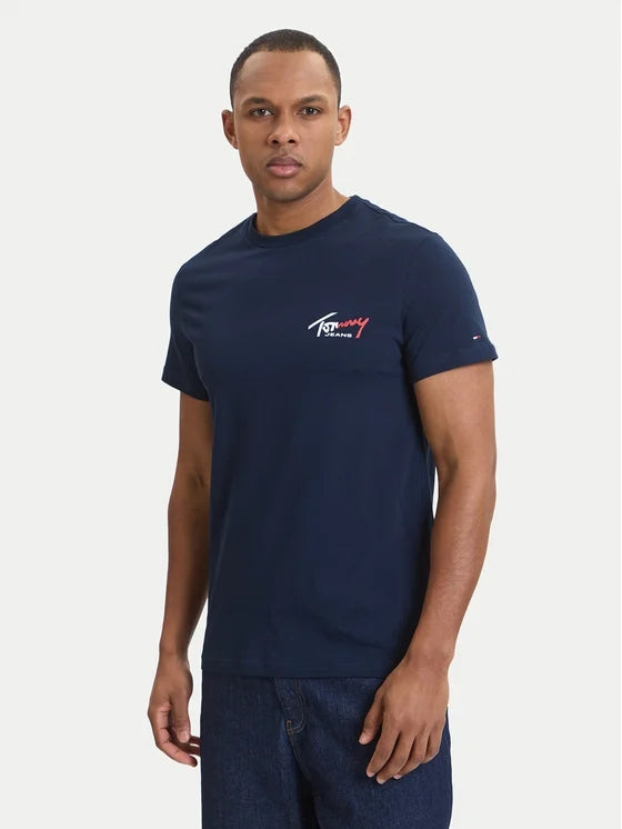 Tommy Jeans Slim Fit in Jersey con Logo