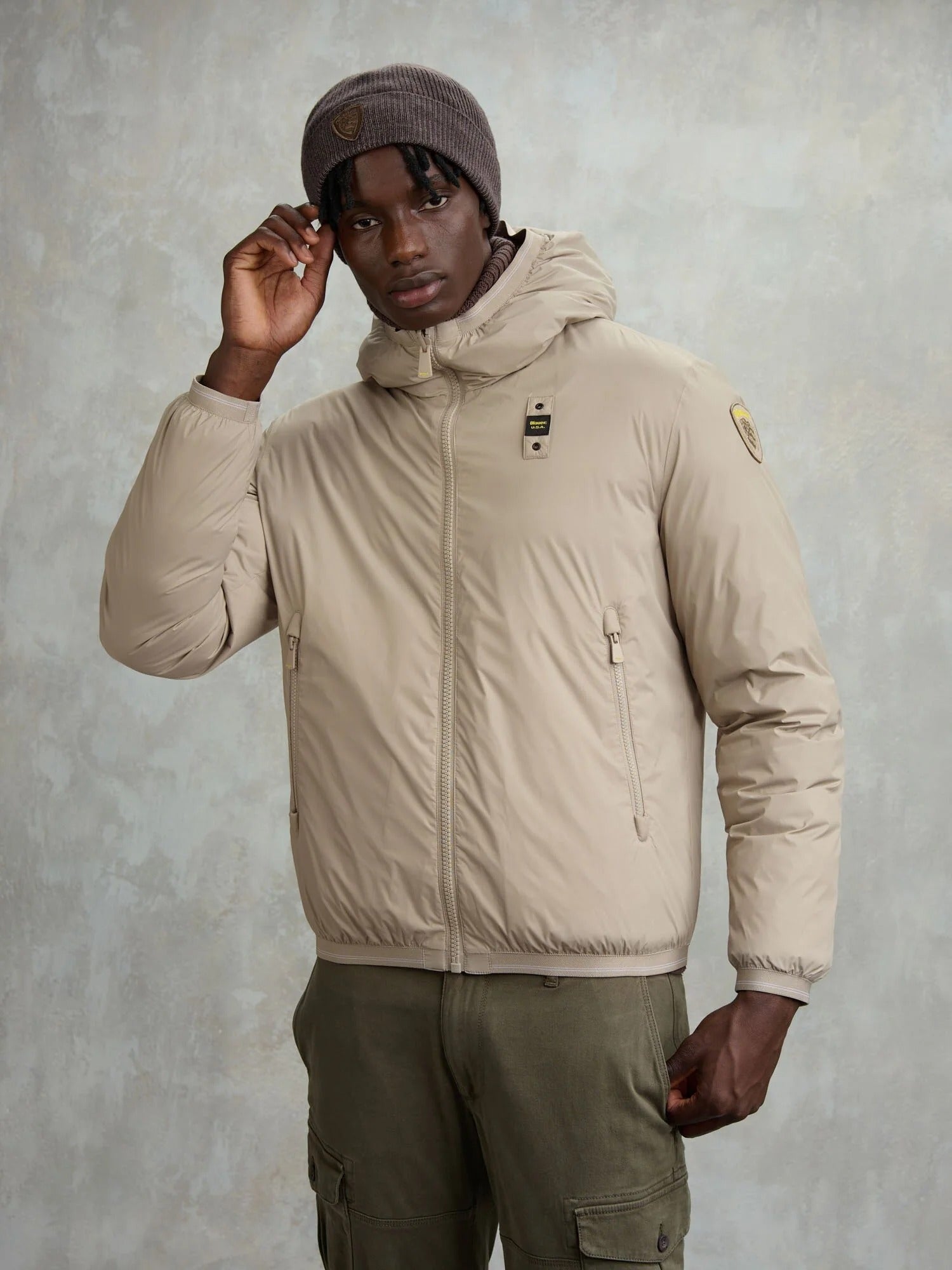 Blauer USA Piumino Reversibile Termosaldato Donald