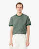 Lacoste T-shirt Slim Fit con Monogramma Jacquard