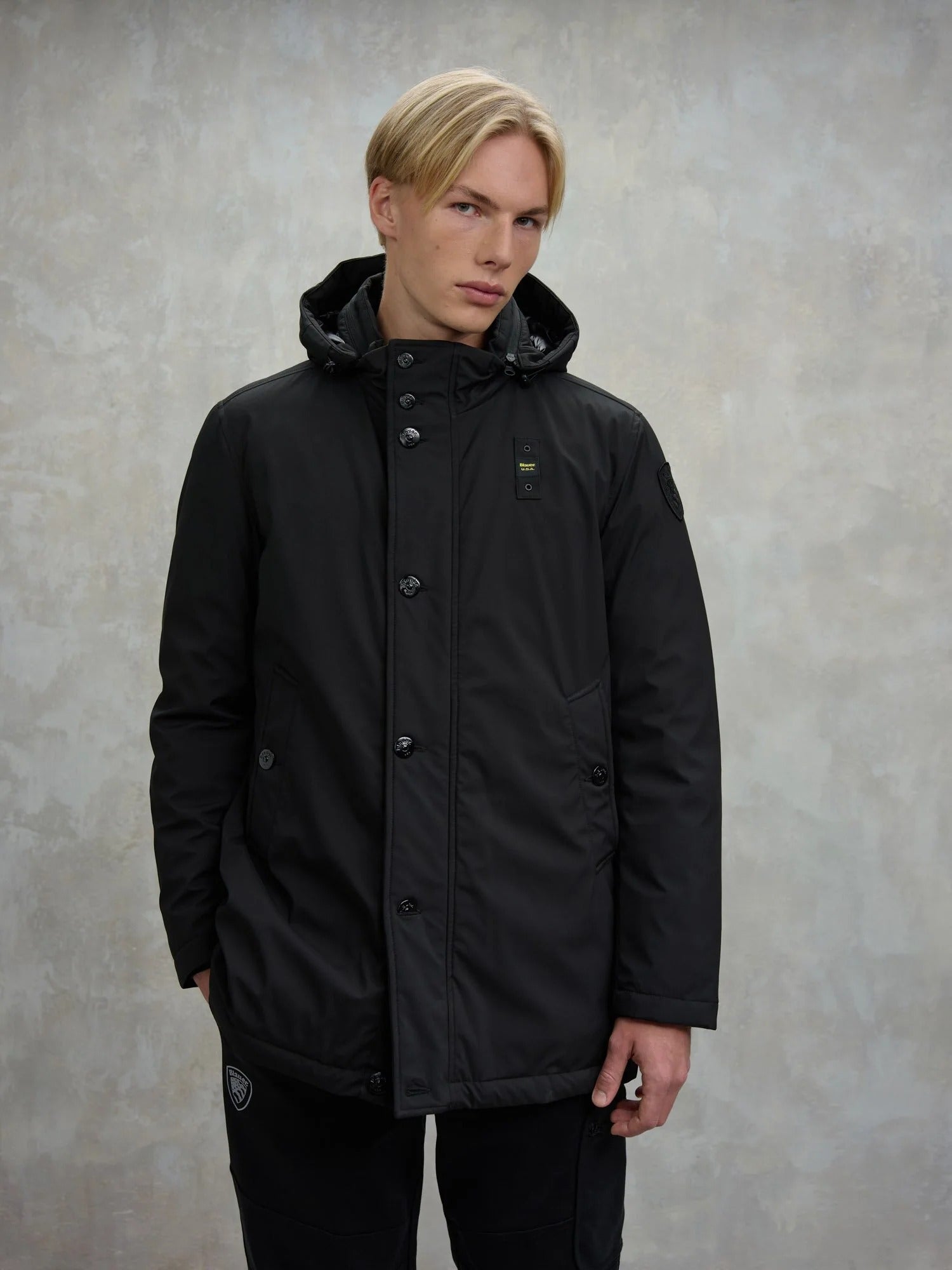 Blauer USA Parka con Cappuccio Removibile Chester
