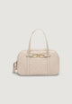 Armani Exchange Borsa Bauletto con Doppi Manici e Logo in Metallo