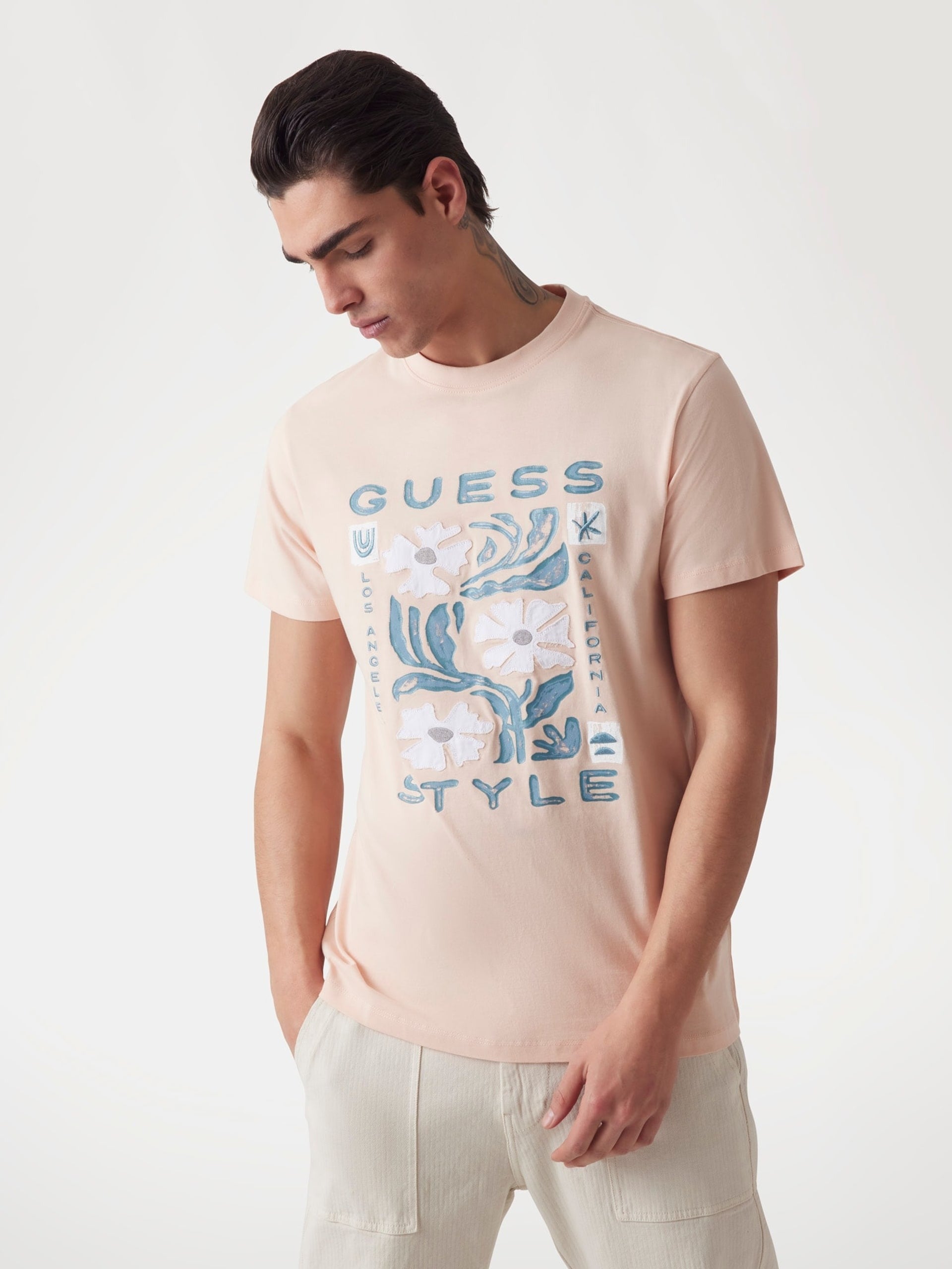 Guess T-shirt Regular con Logo