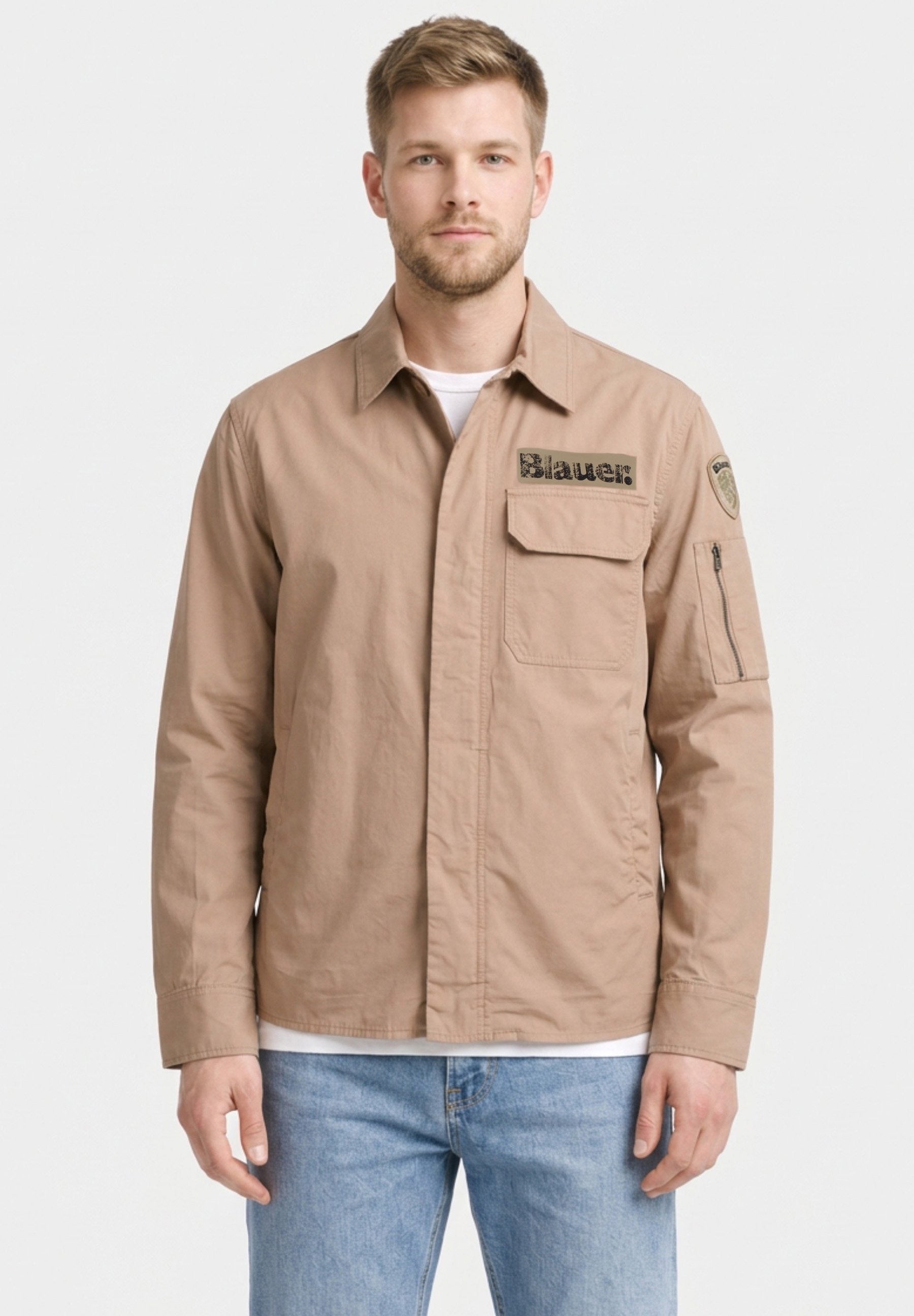 Blauer USA Giacca Lambert in Cotone 
Cammello