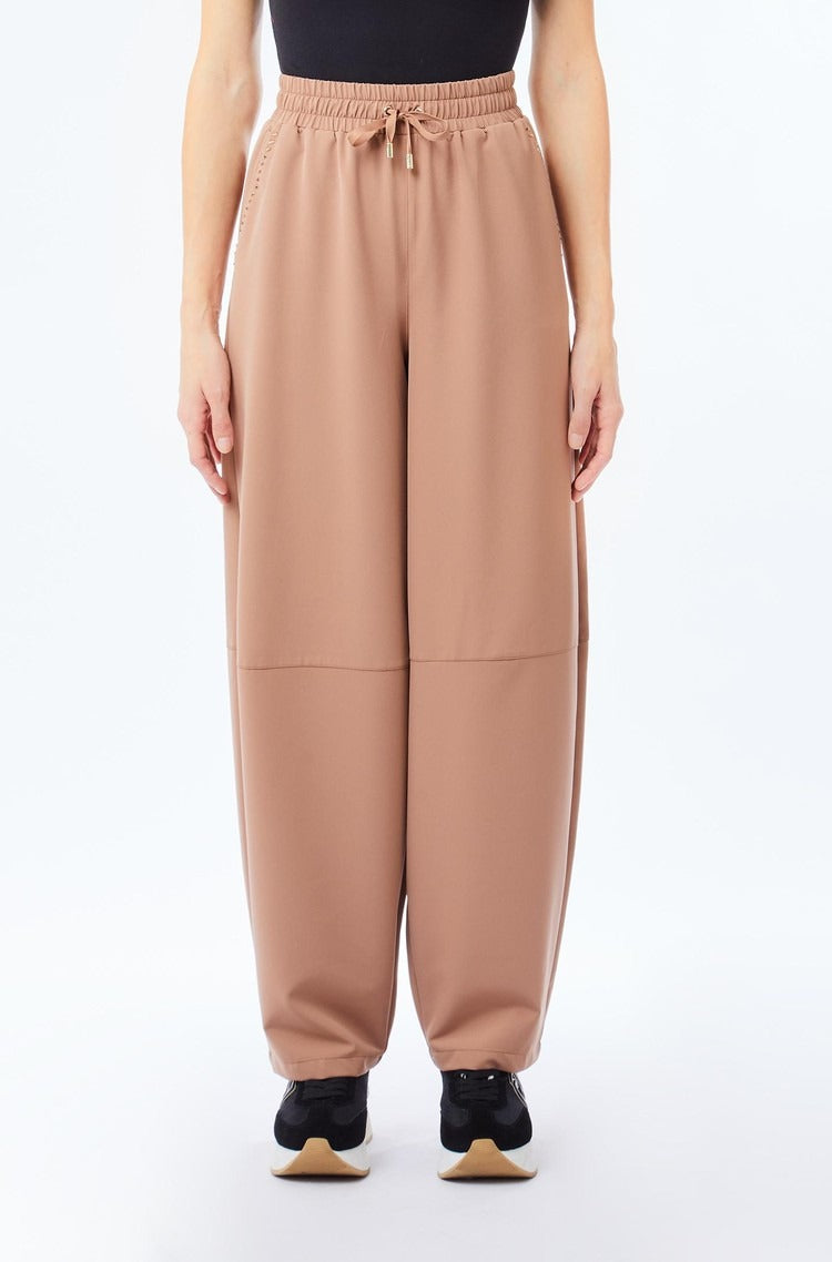 Liu Jo Pantalone da Jogging in Nylon Elasticizzato