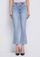 Gaudi Jeans Jeans "Cropped Flare" con Punti Luce Blu