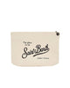 Saint Barth Pochette Aline Aqua Bianco Nero