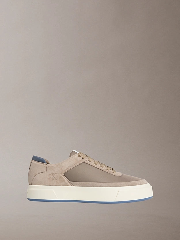Calvin Klein Premier Sneakers in Camoscio con Signature Logo