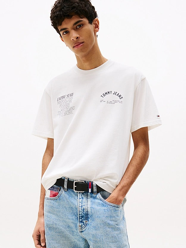 Tommy Jeans T-Shirt Relaxed Fit con Grafica sul Retro