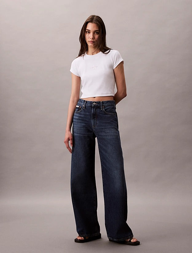 Calvin Klein Jeans Jeans Wide Leg Blù