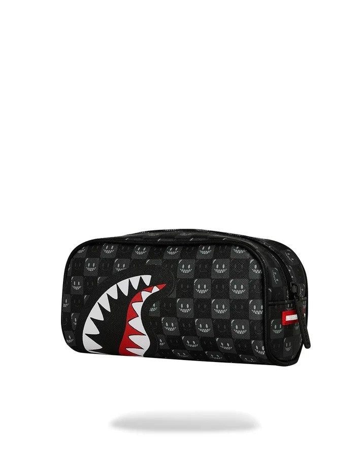 Sprayground Pochette Sharks in Paris Wtf Bubble Black Check Couch  Nero