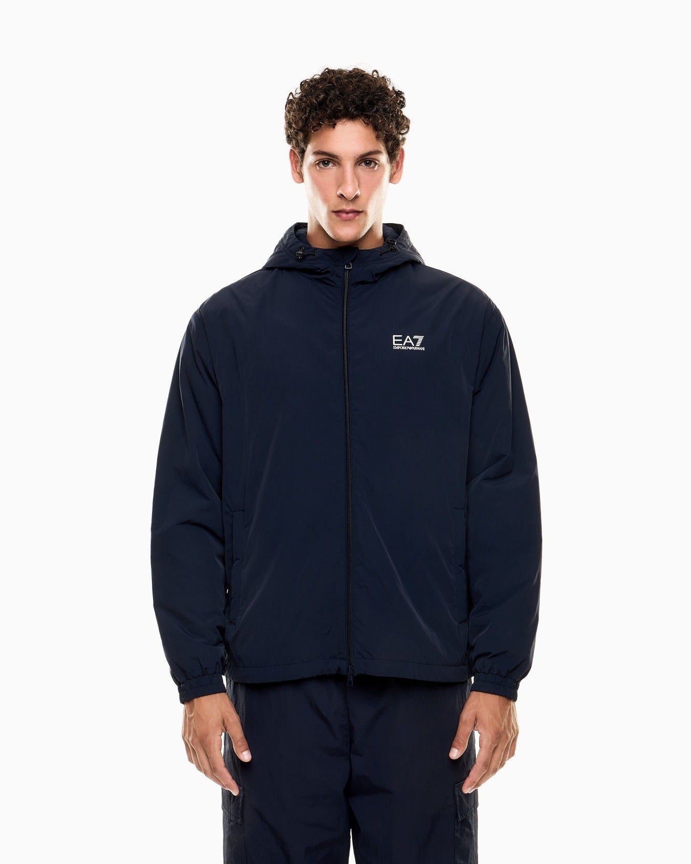 Armani EA7 Giubbino con Cappuccio Core Identity in Nylon