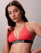 Calvin klein Top Bikini a Triangolo al Collo - Intense Power
