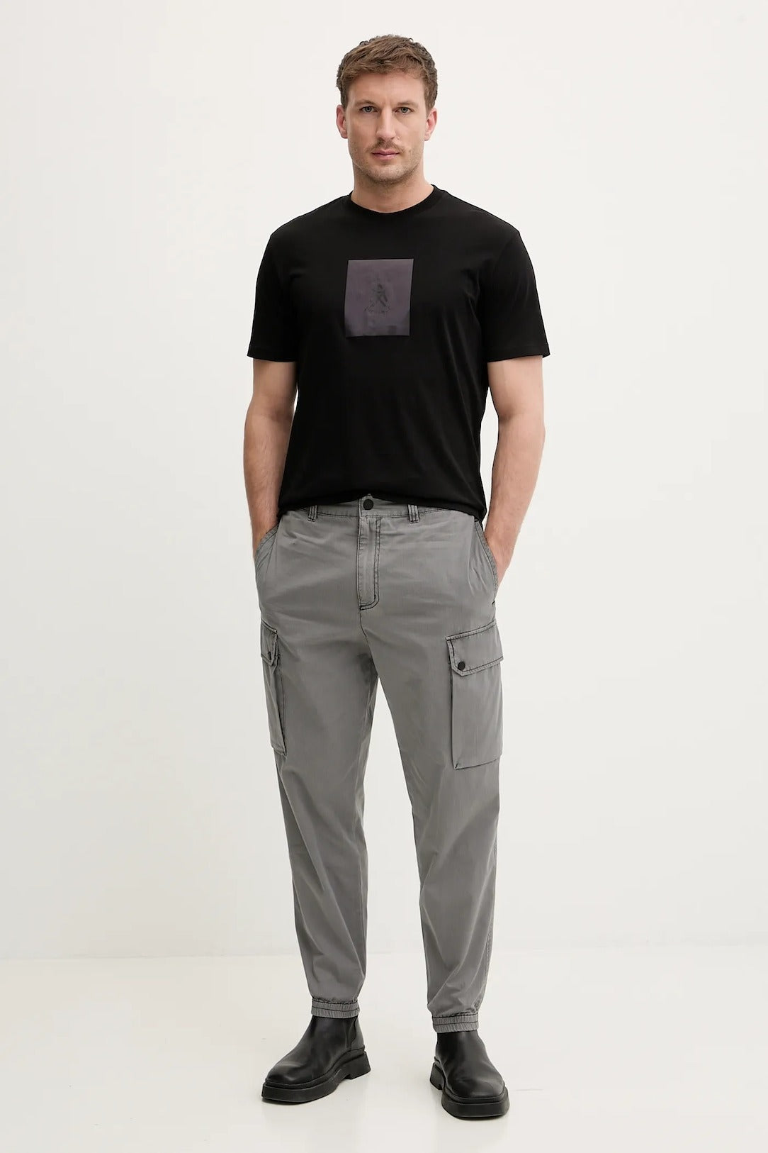 Armani Exchange T-shirt Regular Fit T-shirt in Cotone