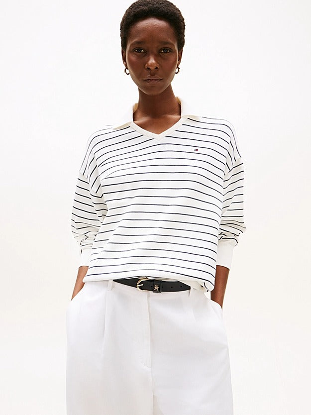 Tommy Hilfiger Pullover Relaxed Fit in Maglia
Bianco Blù