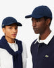 LACOSTE Cappello con Visiera in Twill di Cotone con Logo