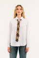 Kontatto Camicia con Cravatta e Ricamo  Bianco
