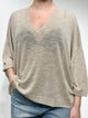 Le Streghe Maglia con Scollo V 
Beige