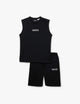 Guess Pigiama Canotta e Shorts Malcolm
Nero