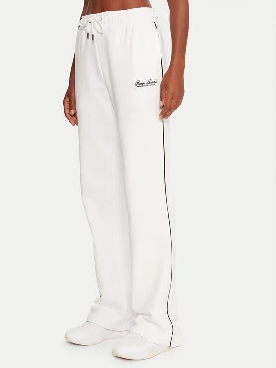 Guess Pantaloni Jogger Bianco