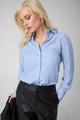 Guess Camicia Borchiata Azzurro