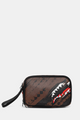Sprayground Pochette Smeared Grunge Toiletry 
Marrone